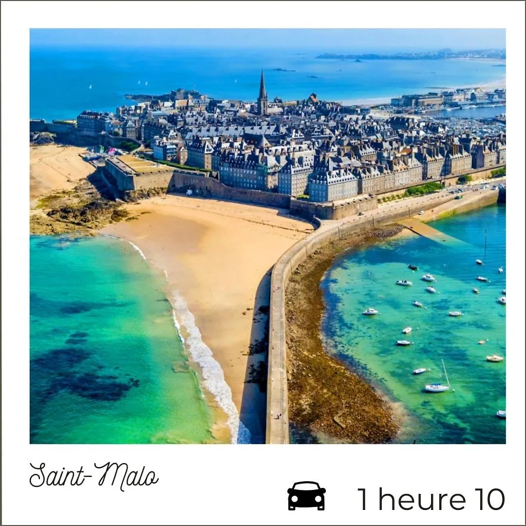 L'Eden - Calme Et Luminosite Au Coeur De La Ville Fougères Francia